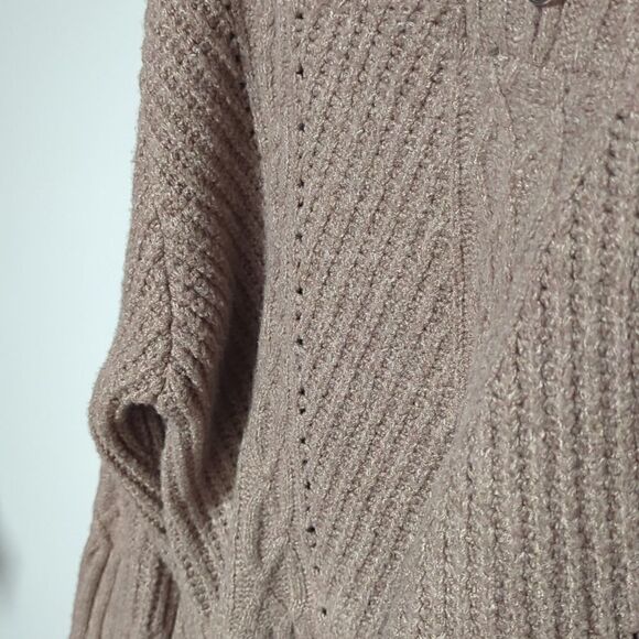 NWT Sincerely Jules Blush/mauve Quarter Zip Sweater (fits like 1x) - Picture 3 of 7